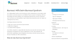 Desktop Screenshot of burnout-syndrom-hilfe.eu