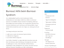 Tablet Screenshot of burnout-syndrom-hilfe.eu